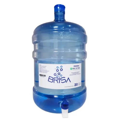 Envase + Bidón de agua de mesa premium Brisa con caño 20 litros envase retornable - Imagen 2